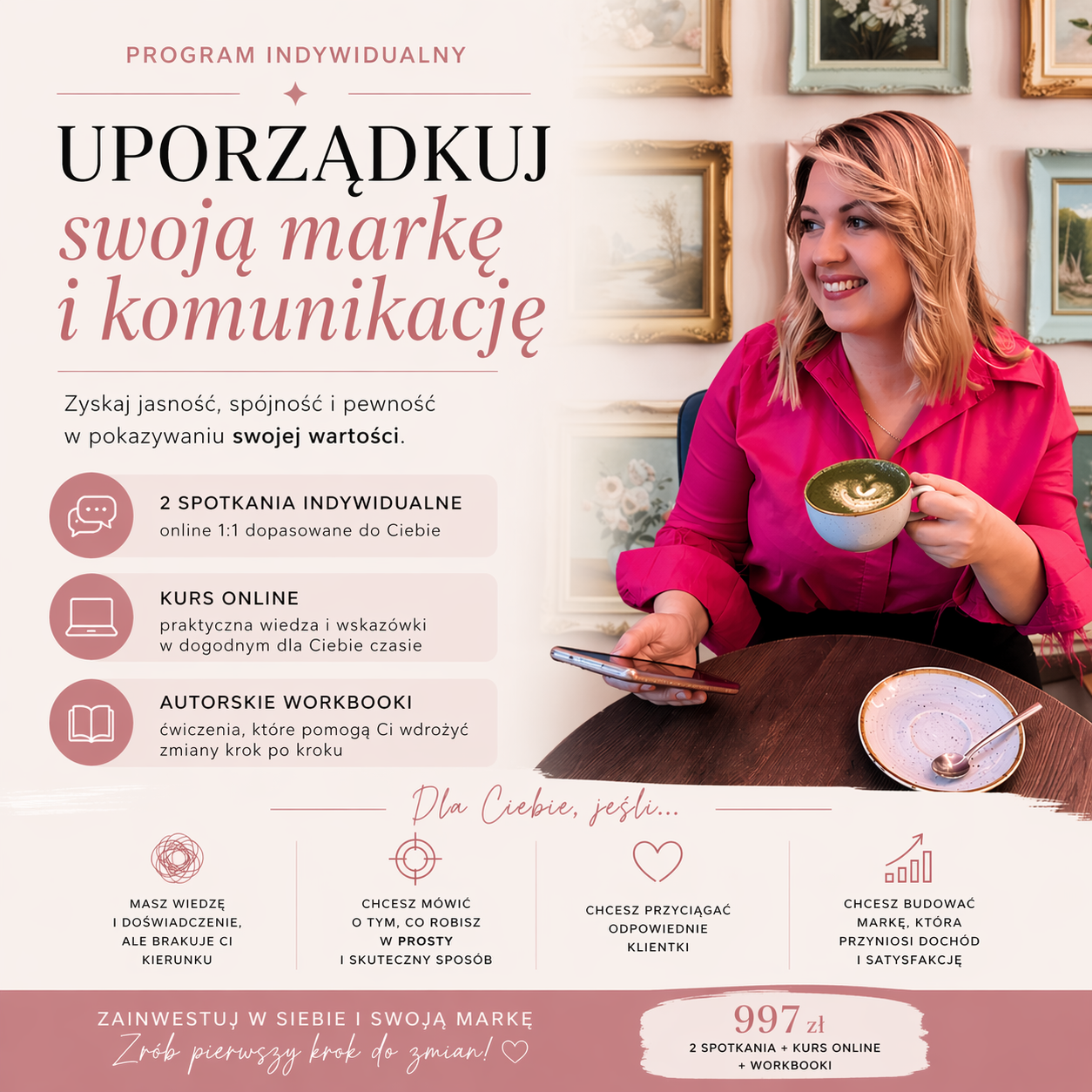 Uporząduj swoją markę i komunikację- miesięczny program indywidualny